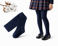 Leotardos Infantiles de Algodón Peinado – Pack 2 Pares Medias Escolares Suaves y Resistentes, Transpirables, Antipilling, Uso Diario, Tallas 3-16 Años (Altura hasta 172 cm)